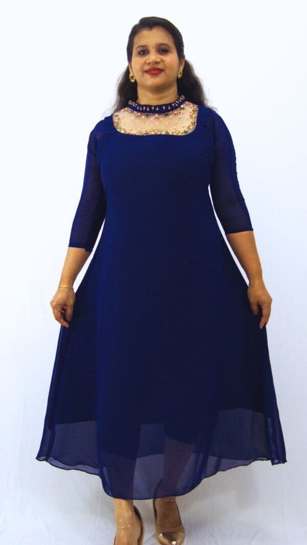 JEWEL NECK KURTI-INJ001