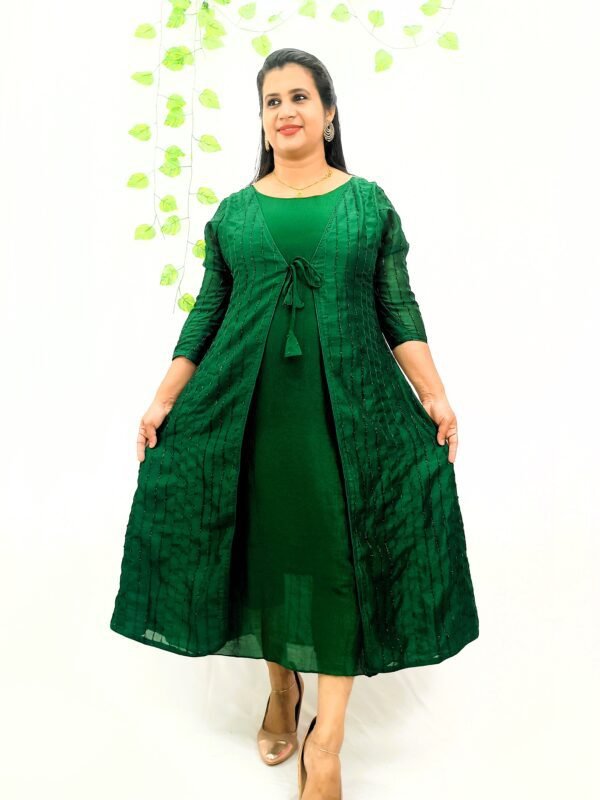 Stylish Jacket Kurti-INV3001 - Image 2