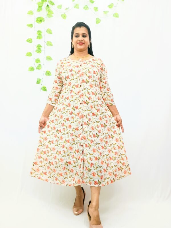 FRONT SLITTED HACOBA COTTON KURTIES-INH001 - Image 4