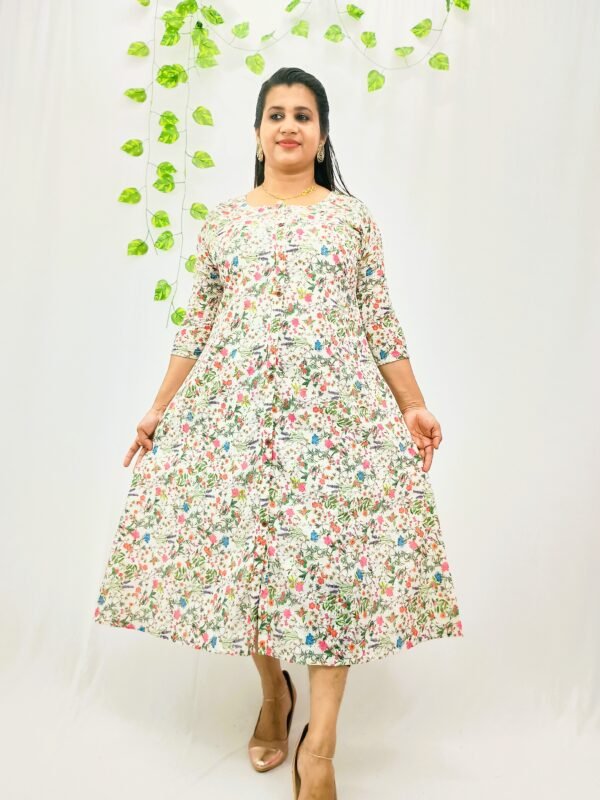 FRONT SLITTED HACOBA COTTON KURTIES-INH001 - Image 5