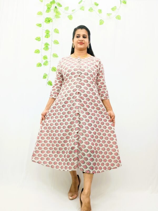 FRONT SLITTED HACOBA COTTON KURTIES-INH001 - Image 3