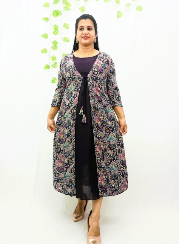 STYLISH JACKET KURTI-INK1141 - Image 3