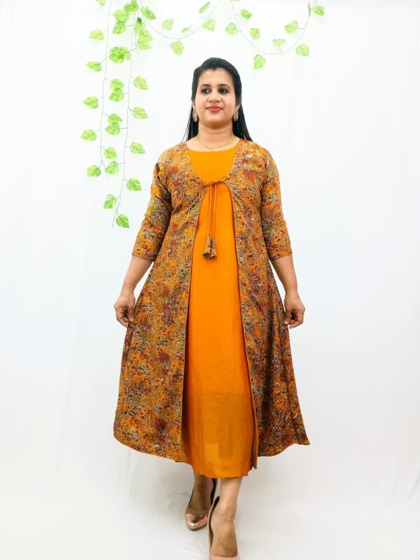 STYLISH JACKET KURTI-INK1141