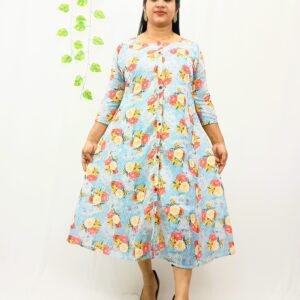 FRONT SLITTED HACOBA COTTON KURTIES-INH001