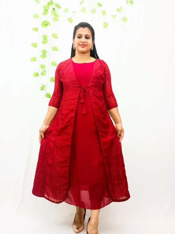 Stylish Jacket Kurti-INV3001