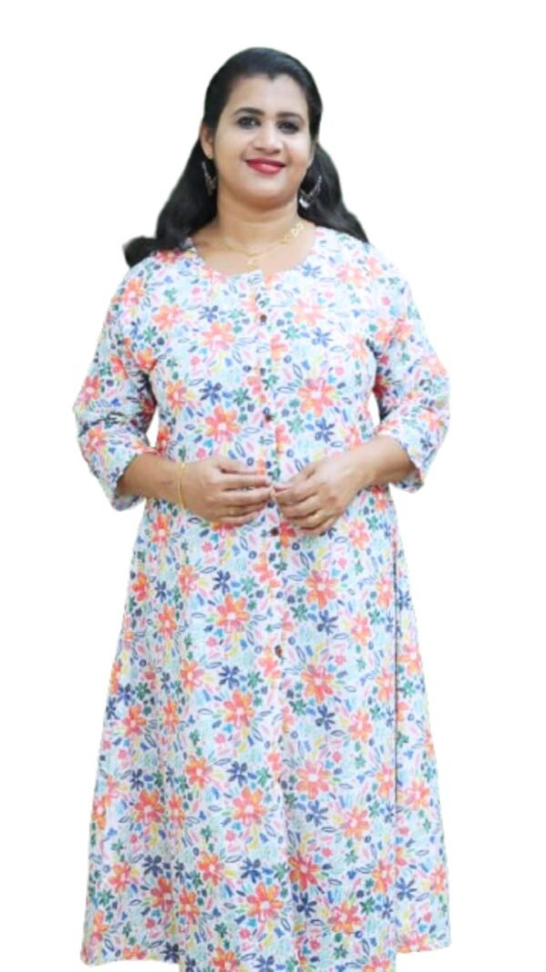 HACOBA COTTON ALINE KURTI- INK1001