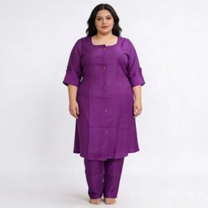 co ord set plus size purple